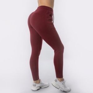 Alphalete Oxblood Red Joggers
